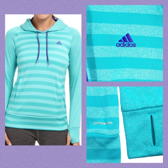 teal adidas jumper